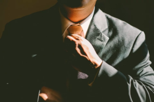 a lawyer with a business suit